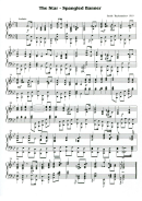 The Star-spangled Bannrer - Piano Sheet Music