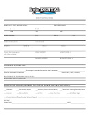 Patient Registration Form - Dentistry Printable pdf
