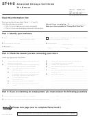 Fillable Form St-14-X - Amended Chicago Soft Drink Tax Return - 1997 Printable pdf