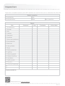 Weekly Site Inspection Checklist Template