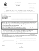 Form St-r-35 - Application For Sale/use Tax Exemption Certificate For An Incorporated Nonprofit Rural Community Health Center Engaged In, Or Providing Facilities For The Delivery Of Comprehensive Primary Health Care