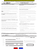 Form Il-1000-p - Prepayment Voucher For Pass-through Entity Payment - 2012