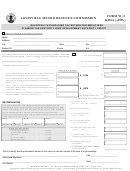 Fillable Form W-1 Kjda - Quarterly Withholding Tax Return For Employers Claiming Printable pdf