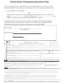 United States Citizenship Attestation Form