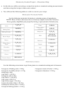 Chemistry Cookie Project Chocolate Chip Worksheet