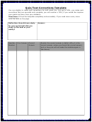 Quiz/test Corrections Template