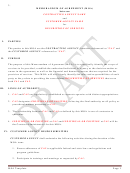 Memorandum Of Agreement (Moa) Sample Printable pdf