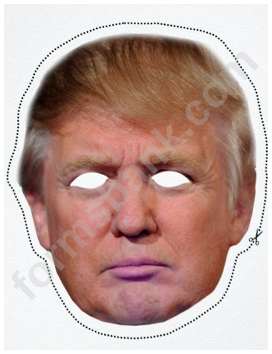 Trump Mask Template