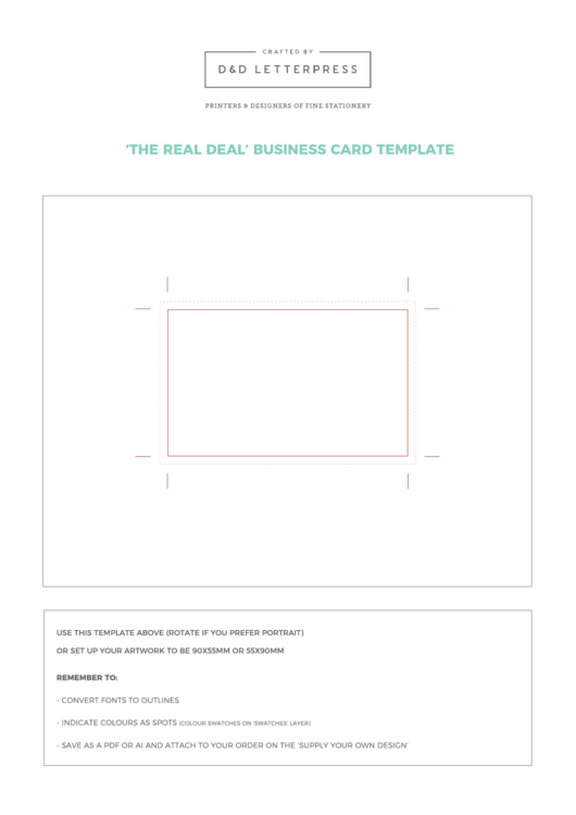 Business Card Template Printable pdf