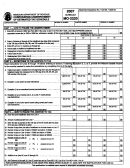Form Mo-860-1093, Schedule Mo-2220 - Corporation Underpayment Of Estimated Tax Schedule - 2007