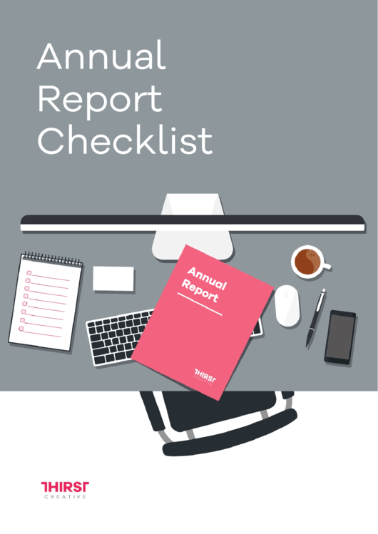 Annual Report Checklist Template Printable pdf