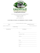Contractor Authorization Form - Virginia Building And Planning Department