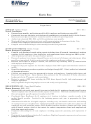 Sample Resume Template - Payroll Coordinator