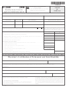 Form D-2440 - Attachment To Form D-40 - Disability Income Exclusion - 2000