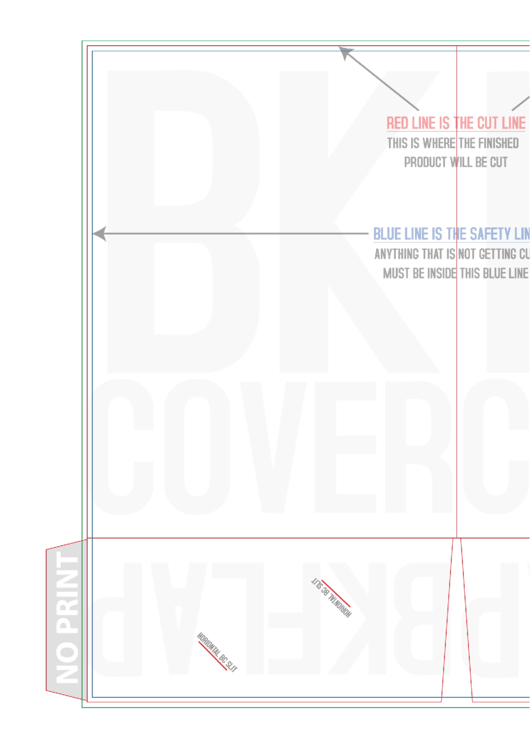 9x12 Pocket Folder Template Printable pdf