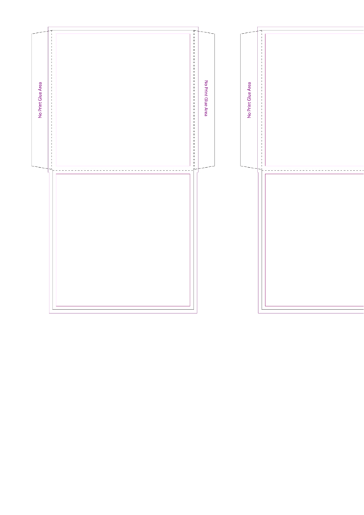Cd/dvd Sleeve 2-Up Template Printable pdf