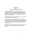 Financial Statement Of Debtor - U.s. Department Of Justice