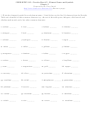 Element Names And Symbols Worksheet With Answers