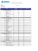 Trade Show Checklist Template Printable pdf