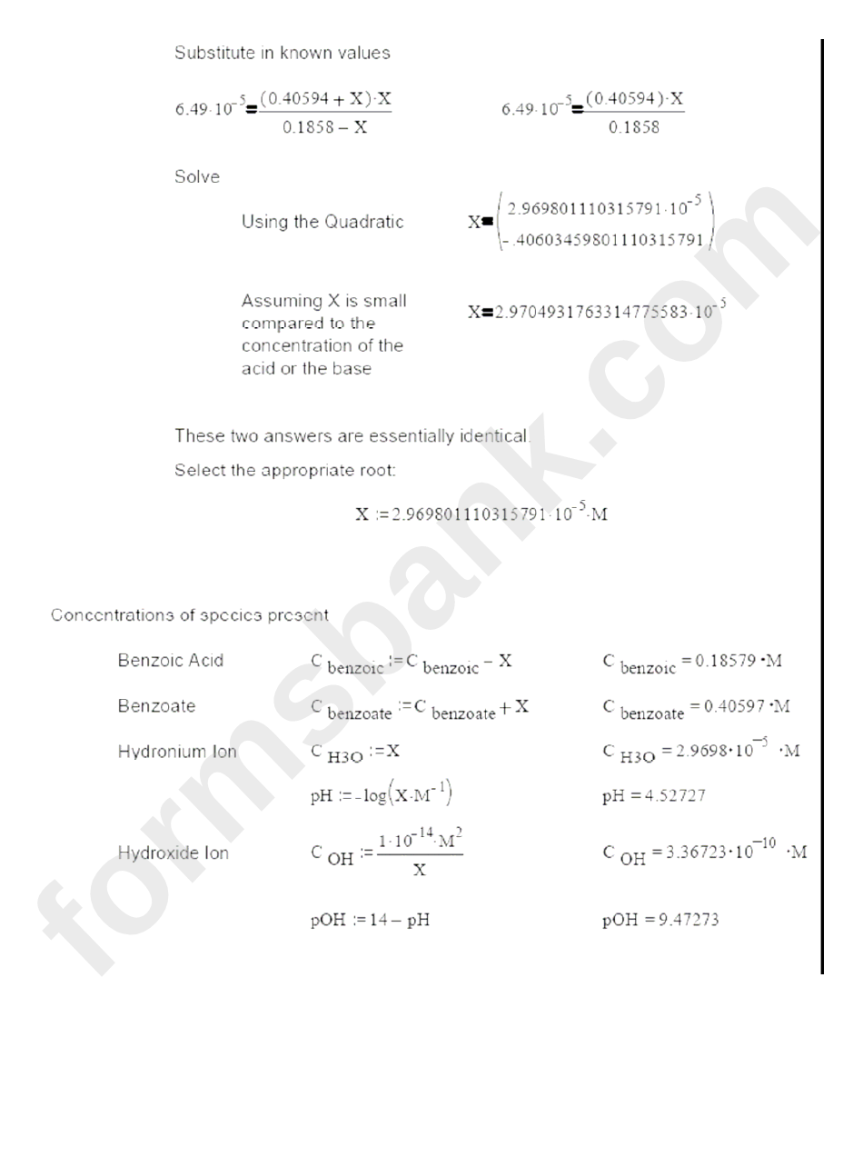 Common Ion Effect And Buffers Worksheet With Answers