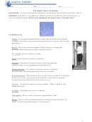 The Kinetic Theory Worksheet