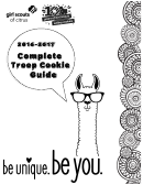 Complete Troop Cookie Guide - Girl Scout Of Citrus - Cookie Program - Notes & Doodles - 2016-2017