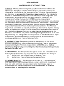 Fillable New Hampshire Limited Power Of Attorney Form Printable pdf