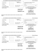 Form W1 - Employer's Return Of Tax Withheld - City Of Brooklyn - State Of Ohio