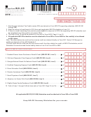 Form Ind-cr - Summary Worksheet - Individual Credit Form - Georgia Department Of Revenue - 2016