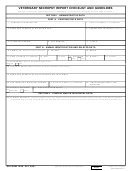 Dd Form 1626 - Veterinary Necropsy Report Checklist And Guidelines