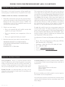 Form Pra-114 - Instructions For Premier Resort Area Tax Returns - Wisconsin Department Of Revenue - 1999