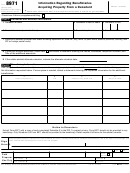 Fillable Form 8971 - Information Regarding Beneficiaries Acquiring Property From A Decedent Printable pdf