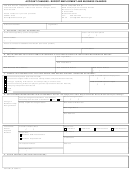 Form Uct-6491 - Account Changes - Report Employment And Business Changes