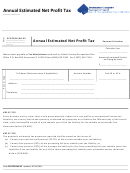 Form Pcot2011np-es - Annual Estimated Net Profit Tax - Payment Voucher - 2011