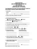 Questionnaire - Ashland Municipal Income Tax - 2013