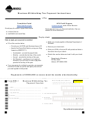 Form Mw-1 - Montana Withholding Tax Payment Voucher