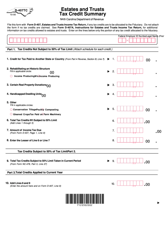 Form D-407tc - Professional Fund Raiser Registration Statement Printable pdf