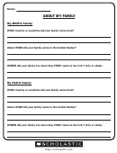 Family History Interview Template