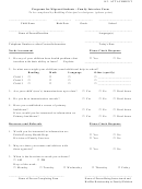 Family Interview Form