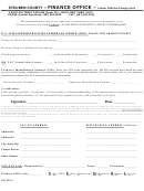 Vendor Addition/change Form - Steuben County
