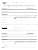 Fillable Arizona Form A-4m - Military Election Not To Withhold Printable pdf