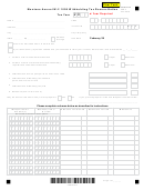 Form Mw-3 - Montana Annual W-2 1099 Withholding Tax Reconciliation