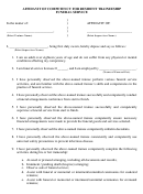 Affidavit Of Competency For Resident Traineeship Funeral Service