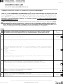Fillable Form Imm 5457 - Document Checklist Atlantic High-Skilled Program Printable pdf