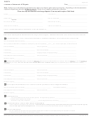 Form Rj5874 - Customer Statement Of Dispute Form