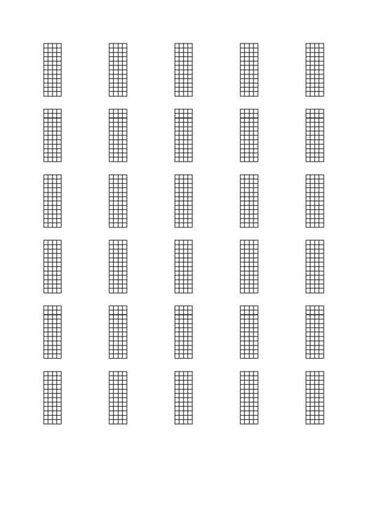 Chord Diagram Template Printable pdf