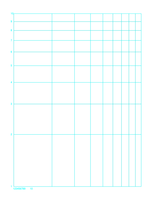 Log-Log Paper With Logarithmic Horizontal Axis (One Decade) And Logarithmic Vertical Axis (One Decade) With Equal Scales Template Printable pdf