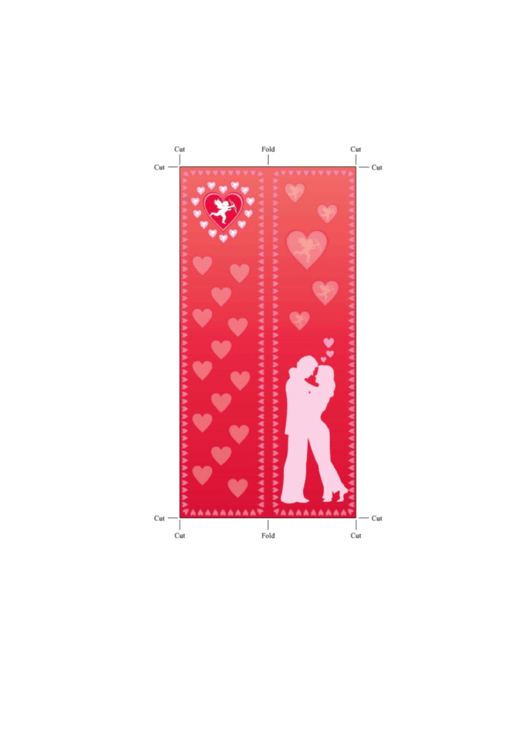 Romance Bookmark - Couple Printable pdf