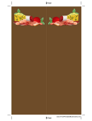 Brown Salami Cheese Bookmark