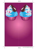 Ice Cream Sprinkles Purple Bookmark